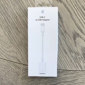 Apple USB-C to USB Adapter - Sleek White, NWT